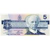 Image 1 : BANK OF CANADA.  $5.00.  1986 Issue.  BC-56aA.  Crow-Bouey.  Yellow B.P.N.  No.  ENX0831988.  CU.