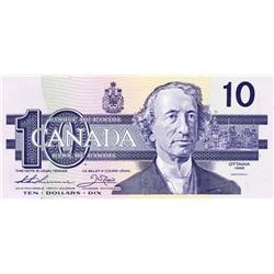 BANK OF CANADA.  $10.00.  1989 Issue.  BC-57aA.  Thiessen-Crow.  No.  ATX2170954.  PCGS graded Gem U