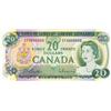Image 1 : BANK OF CANADA.  $20.00.  1969 Issue.  BC-50a.  No. EF4000000.  PCGS graded Unc-62.  PPQ.