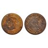 Image 1 : ONE CENT.  1884.  Mint State-62. Red and Brown.  70% luster.