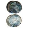 Image 1 : $1.00.  1965. Type Three.  1966.  Both Mint State-64 or better, with nice toning.