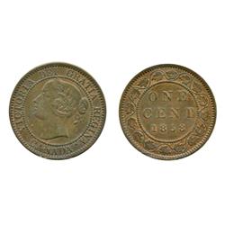 1858.  ICCS AU-50.  10% luster on reverse.