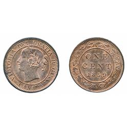 1859. Wide 9/8.  ICCS Mint State-65. Red.  95% original luster.  Believed to be the 'Finest' known e