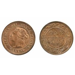 1882-H. Obverse port. #1.  ICCS Mint State-65. Red.  100% full red luster.  Tied for the 'Finest' gr