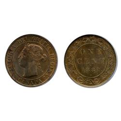 1882-H. Obverse port. #2.  ICG graded Mint State-64.  40% red luster.