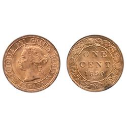 1890-H.  ICCS graded Mint State-66.  Red.  A Premium Quality large cent.  A superb Gem and one of th