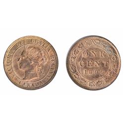 1896.  ICCS Mint State-65. Red.  8% red luster.  Gem fields and strike.  A third Gem.