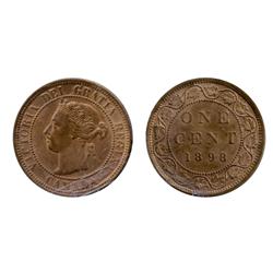 1898-H.  ICCS Mint State-64. Red.  60% remaining red luster.