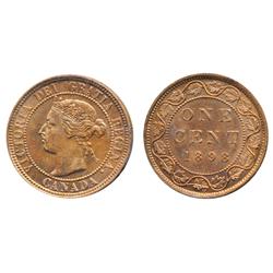 1898-H.  ICCS Mint State-63. Red.  75% red luster.