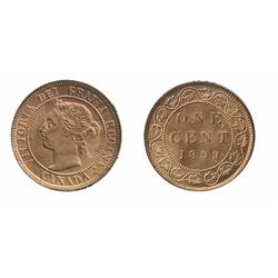 1899.  ICCS Mint State-65. Red.  95% gem luster.