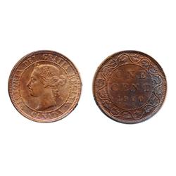 1900. Plain.  ICCS Mint State-64. Red-Brown.  60% red luster.