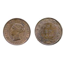 1900. Plain.  ICCS Mint State-60. Brown.  Trace of luster.