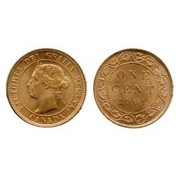 1901. ICCS Mint State-65. Red.  Strong red luster with a light touch of golden toning at the rim.