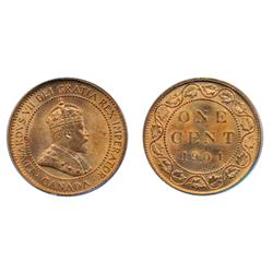 1904.  PCGS graded Mint State-64. Red. 80% red luster. Ex, Pittman collection.