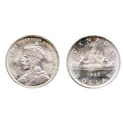 1935.  ICCS Mint State-66.  A fully brilliant and lustrous Gem.