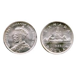 1935.  ICCS Mint State-66.  A fully lustrous and frosty Gem.