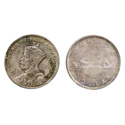 1935.  ICCS Mint State-65. CH-1935 Rev-002.  Light to medium heavy, highly attractive multi-hued ton