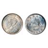 Image 1 : 1935.  PCGS graded Mint State-64;  1936.  ICCS Mint State-64.  Both choice examples with full luster