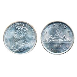 1936.  ICCS Mint State-65.  Brilliant white and frosty.