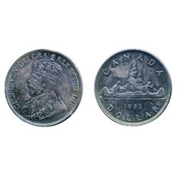 1936.  ICCS Mint State-64.  Medium to heavy, iridescent multi-hued toning.