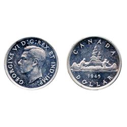 1945.  ICCS Mint State-60.  Brilliant.