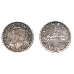 1946.  ICCS Mint State-64.  A Gem with intense shades of red and green toning.