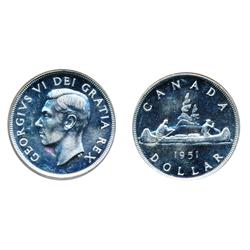 1951. Arnprior.  PCGS graded Mint State-64.  Fully brilliant and lustrous.