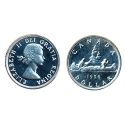 1956.  ICCS Proof-Like-66.  'Heavy Cameo'.  Brilliant, with strong contrast.