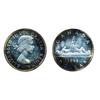 Image 1 : 1958.  ICCS Proof-Like-65. 'Cameo'. Brilliant;  1963.  ICG graded Proof-Like-67. 'Cameo'.  Medium he