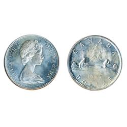 1965. Type Five.  ICCS Mint State-64.  Brilliant.