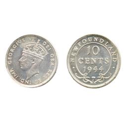 1944-C.  ICCS Mint State-63.  Brilliant and lustrous.