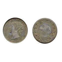 1896. ANACS graded AU Details, artificially toned. NET AU-50.  Darkly toned.