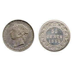 1898. Small 'W'.  ICCS Very Fine-30.  Medium heavy toning.