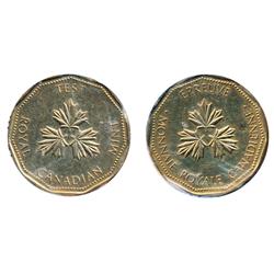 TEST Token.  $1.00.  CH-TT-100.13. (Previously identified as CH-TT-12).  Nickel plated bronze.  Narr