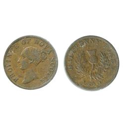 Breton-874.  NS-1E2.  1840.  1/2d.  CCCS Very Fine-30.