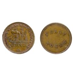 Breton-900.  Halifax Ferry.  ICCS Mint State-60.