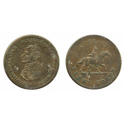 Breton-985.  WE-13.  1d. Cossack.  ICCS Extra Fine-40.