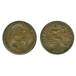 Breton-992.  LC-53A1.  1825.  To Facilitate Trade.  ICCS Very Fine-20.