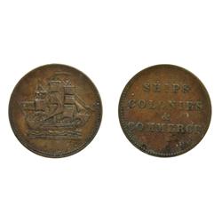 Breton-997. Lees-12.  Lees-24.  Ships, Colonies & Commerce.  Both ICCS Very Fine-20.