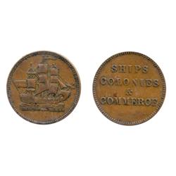 Breton-997. Lees-30.  Lees-31. Ships, Colonies & Commerce.  Both ICCS Very Fine-30.