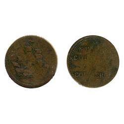 Blacksmith Token.  Breton-997.  BL-24A3.  Thin.  ICCS Very Fine-20.