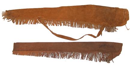 2 Leather Rifle Scabbards