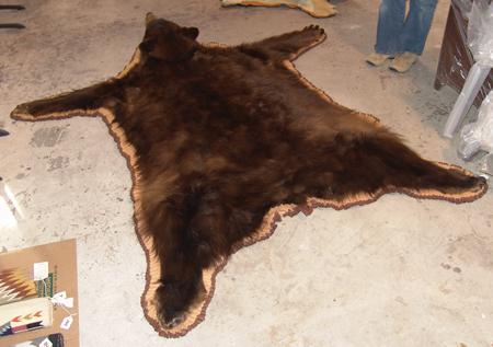 Brown Bearskin Rug