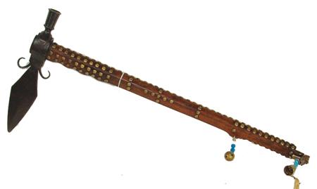 Iron Spontoon Head Pipe/Axe