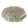 Image 1 : Octagon shape  Jewelry Box - Hand Made Sterling Silver Octagon shape Jewelry Box/ Utility Box - 30 O
