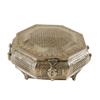 Image 1 : Octagon shape  Jewelry Box - Hand Made Sterling Silver Octagon shape Jewelry Box/ Utility Box - 32 O