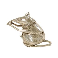 Jewelry Box - Hand Made Heavily Decorated  Sterling Silver Jewelry Box/ Utility Box – 17.5  Oz (550 