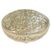 Image 1 : Snuff Box/Utility Box - Hand Made Heavily Decorated  Sterling Silver  Box/ Utility Box – 8  Oz (250 