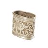 Image 1 : Set of 6 Napkin Rings  - Hand Made Heavily Decorated  Set of 6 Napkin Rings  – 15.43 Oz (480 Grams) 
