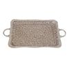 Image 1 : Serving Tray  - Sterling Silver Hand Made Heavily 45 Oz  (1400 Grams) Approximate "Timeless Treasure